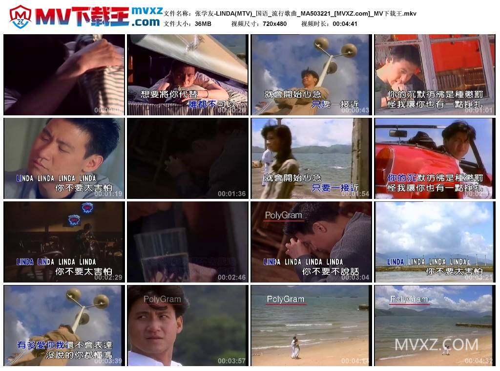 张学友-LINDA(MTV)_国语_流行歌曲_MA503221